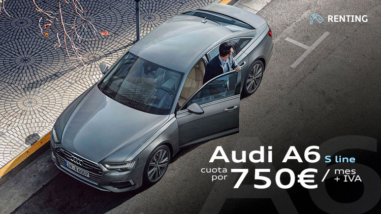 Renting de Audi A6 S line por 750€/mes
