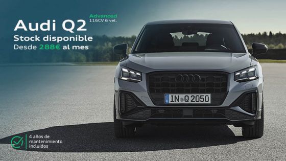 Audi Q2 Advanced por 288€/mes*