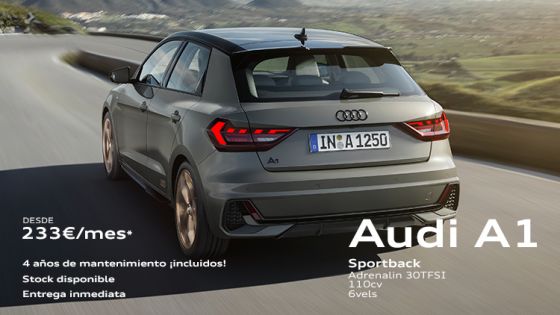 Audi A1 Sportback desde 233€/mes*