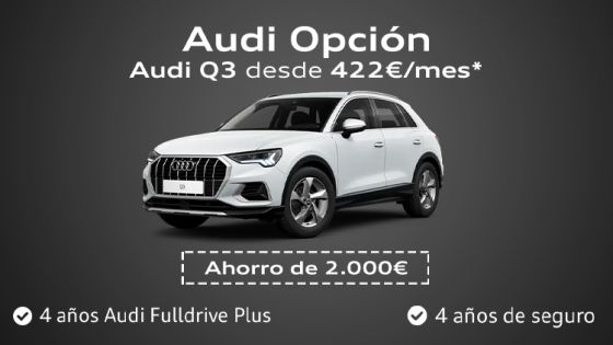 Audi Q3 por 422€/mes*