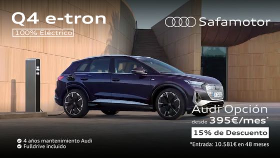 Nuevo Audi Q4 e-tron por solo 395€/mes*