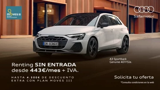 Audi A3 Sportback Híbrido Enchufable desde 443€/mes*