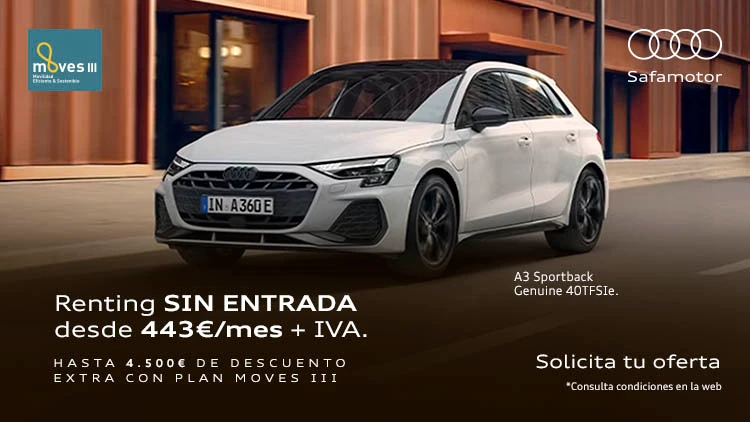 Audi A3 Sportback Híbrido Enchufable desde 443€/mes*