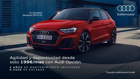 Nuevo Audi A1 Sportback desde 199€/mes*