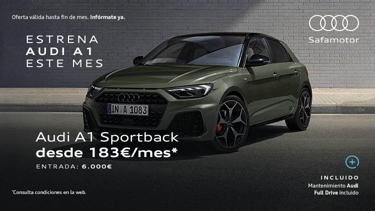 Audi A1 Sportback desde 183,84€/mes*