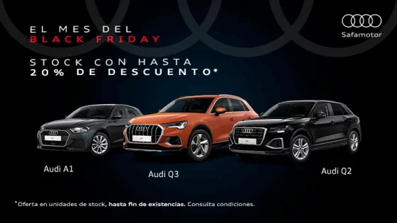 Black Friday: Tu nuevo Audi con 20% descuento