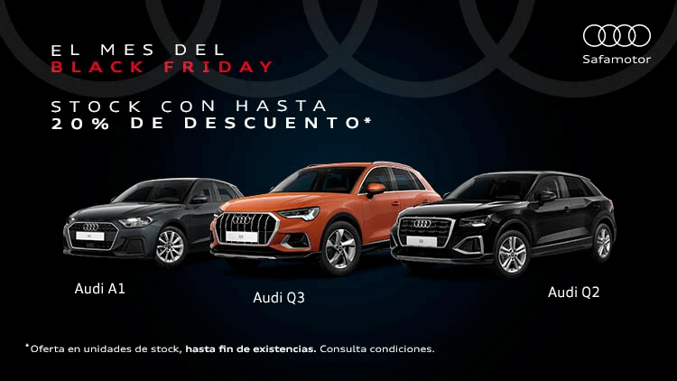 Black Friday: Tu nuevo Audi con 20% descuento