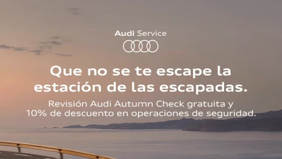 Audi Autumn Check: Revisamos tu Audi de forma gratuita