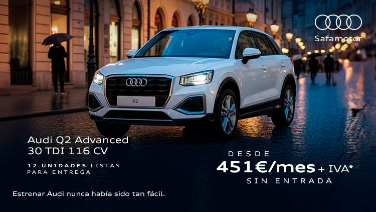 Nuevo Audi Q2 SIN ENTRADA desde 451€ al mes*