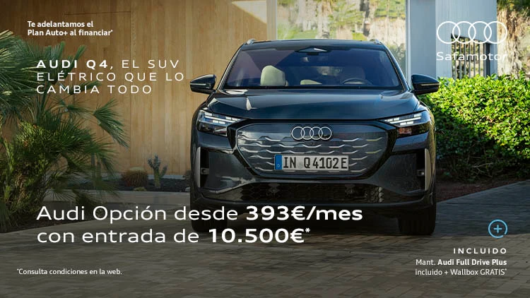Audi Q4 e-tron desde 393€/mes*